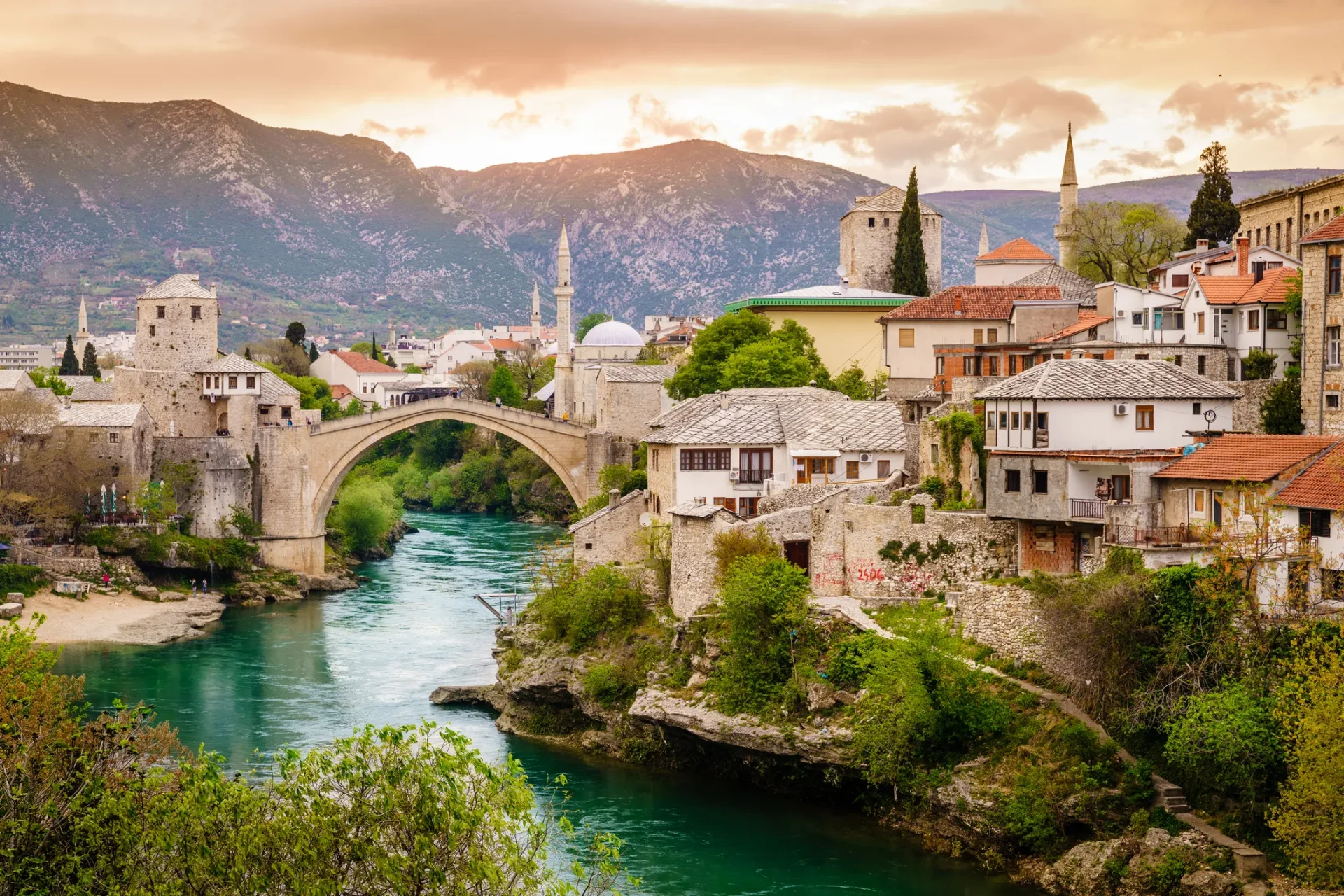 Mostar Bosnia and Herzegovina GettyImages 909655800 scaled - SARAJEVO, MOSTAR IN MANDARINE