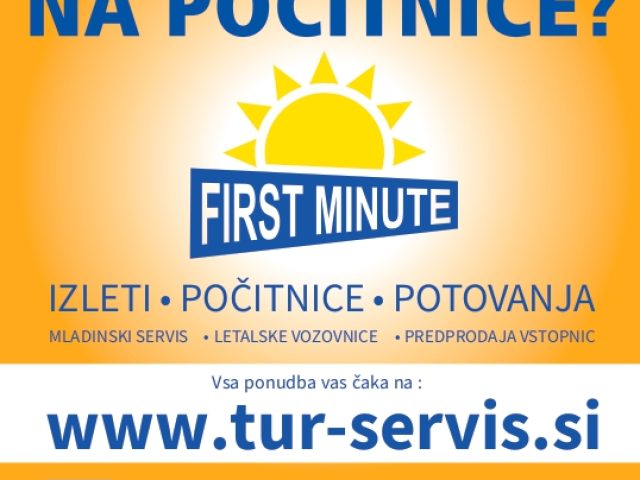 FIRST MINUTE – AKCIJA